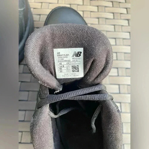 New Balance Men’s 411v1 Comfort Ride Sneaker Size 15 Color Black - Picture 6 of 6